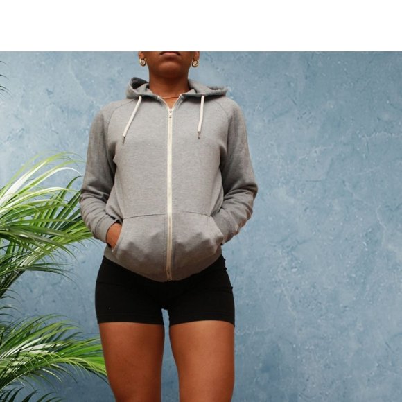 Cedar Wood State Basic Lightweight Zip-Up Hoodie - Picture 2 of 3